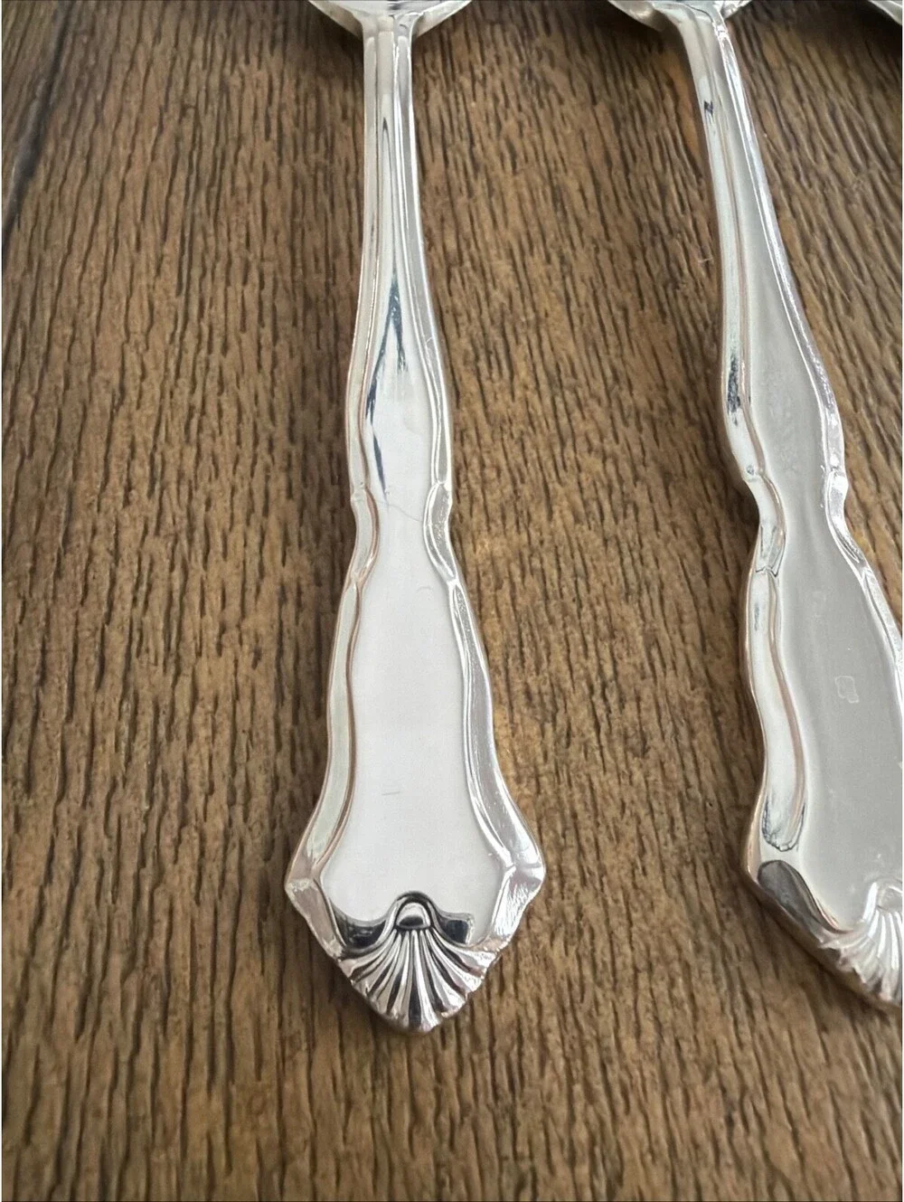 Wallace Deep Silver Centennial Silverplate Soup Spoons - Set of 4